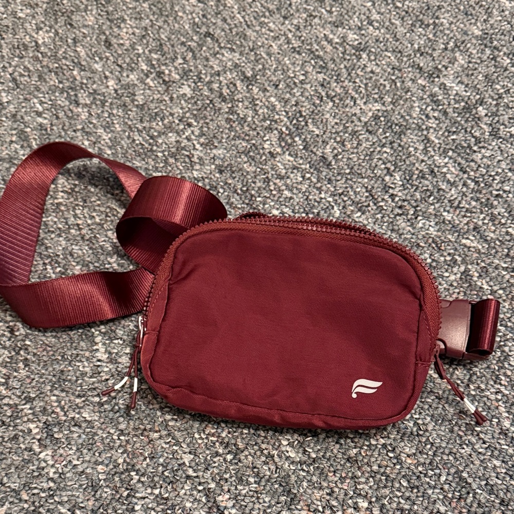 Stylish Burgundy Crossbody Bag